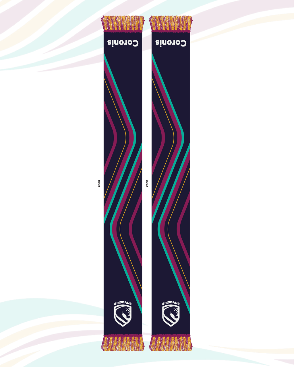 Coronis x Broncos Partnership Scarf